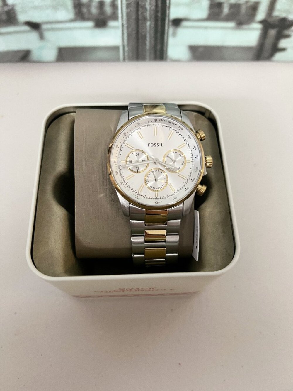 Fossil BQM2693 Sullivan Multifunction Two-Tone Stainless Steel Watch